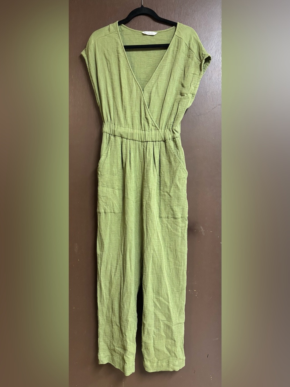 Backcountry Green Jumpsuit with Elastic Waist